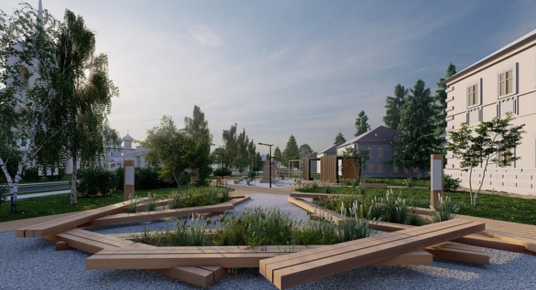 52 общественные территории и пять дворов будут благоустроены в Поморье в 2024 году